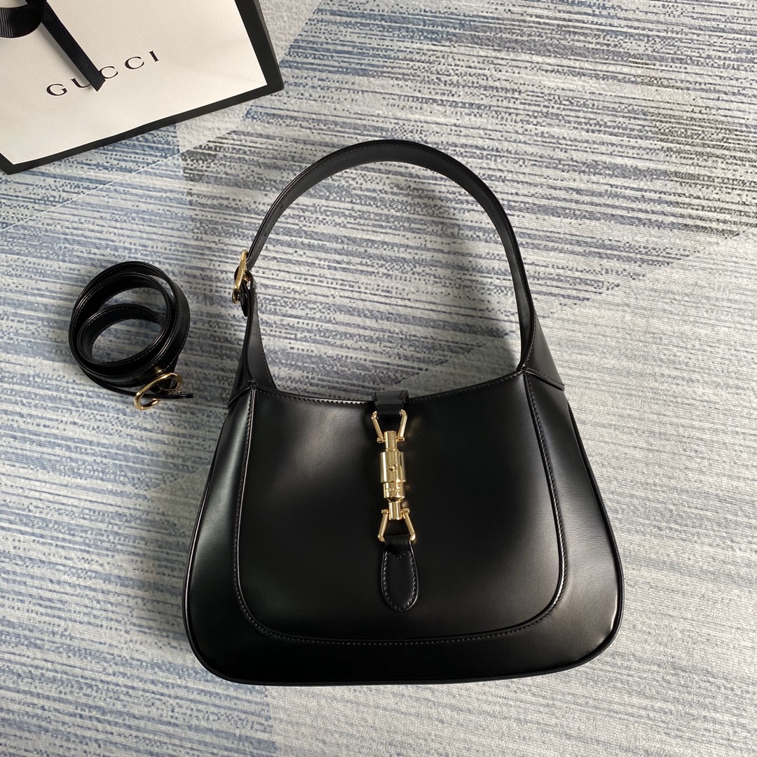 Gucci Jackie 1961 Small Shoulder Bag 636709 Black